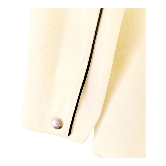 Rag & Bone Sandrine One-Button Blazer W/ Contrast Piping, 4, Ivory, Great Condit - Picture 9 of 12